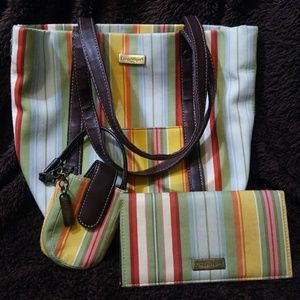 Longaberger Handbag,Coin,Checkbook,CellPhone Holde
